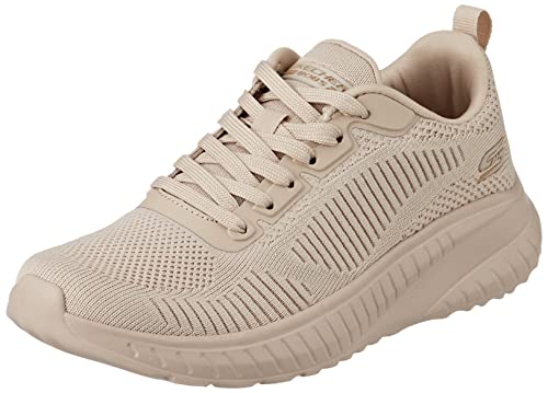 Skechers Damen Bobs Squad Chaos Sneaker, Natur, 37 EU von Skechers