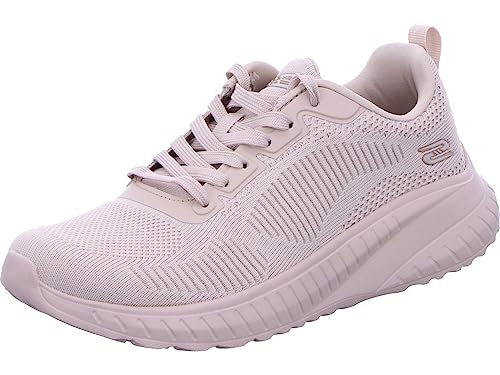 Skechers Damen Bobs Squad Chaos Sneaker, Natur, 37.5 EU von Skechers