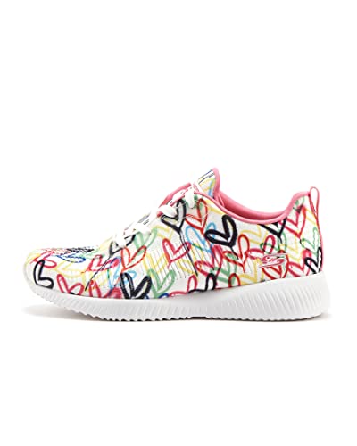 Skechers Damen Bobs Squad Starry Love Sneaker, White And Multi Engineered Knit, 39 EU Skechers Damen Bobs Squad Starry Love Sneaker, White And Multi Engineered Knit, 39 EU von Skechers