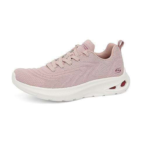 Skechers Damen BOBS Unity Sleek Prism Sneaker, Blush Knit, 36 EU von Skechers