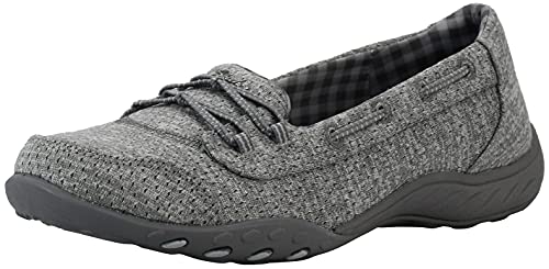 Skechers Damen Breathe Easy – Guter Einfluss Sneaker, grau, 35.5 EU von Skechers