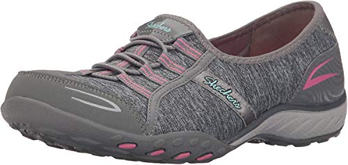 Skechers Damen Breathe-Easy-Good Life Walking-Schuh, grau pink, 36 EU von Skechers