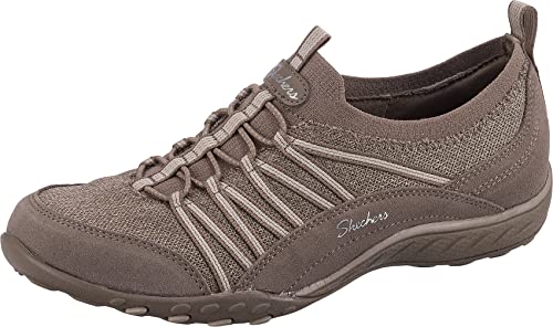 Skechers Damen Breathe-Easy-Her Journey Sneaker, Taupe, 36 EU von Skechers