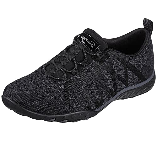 Skechers Damen Breathe Easy-Infi Knity Sneaker, Schwarz, 38.5 EU von Skechers