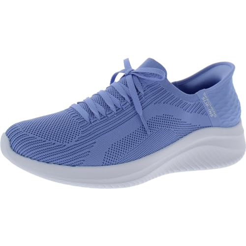 Skechers Damen Brilliant Path Ultra Flex 3.0 BRILLANTER Weg, Periwinkle Knit/Pink Trim, 40 EU von Skechers