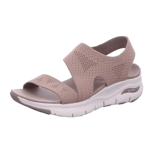 Skechers Damen Cali Arch FIT Tag MEHR HELLLER, Mokka-Trikot, 42 EU von Skechers