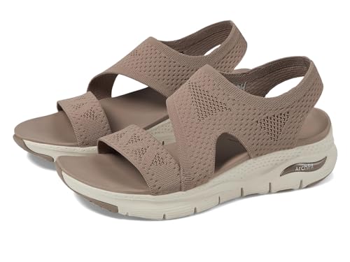 Skechers Damen Cali Fußgewölbe-Passform für den hellsten Tag, Mokka-Strick, 41 EU Skechers Damen Cali Fußgewölbe-Passform für den hellsten Tag, Mokka-Strick, 41 EU von Skechers