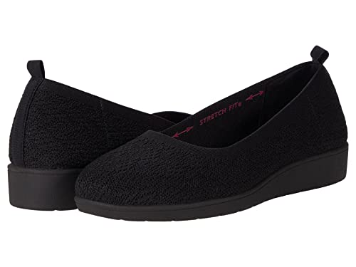 Skechers Damen Cleo Flex Wedge – Flipside Ballerinas, Schwarz/Schwarz, 38 EU von Skechers