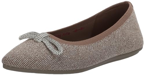 Skechers Damen Cleo Point-Glizty Haze Ballerinas, Mokka, 39 EU von Skechers