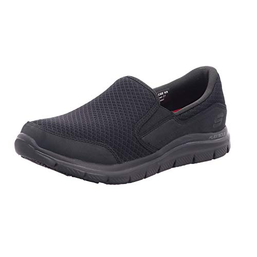 Skechers Damen Cozard Slip On Sneaker, Black Mesh Nubuck Water Stain Repellent, 38 EU von Skechers