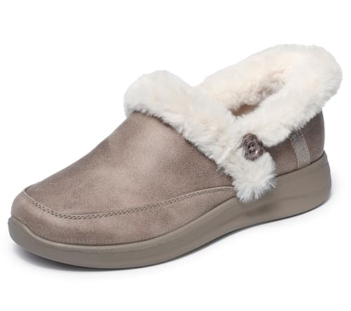 Skechers Women's Cozy Escape-Hands Free Slip-ins Mule, taupe, 38.5 EU von Skechers