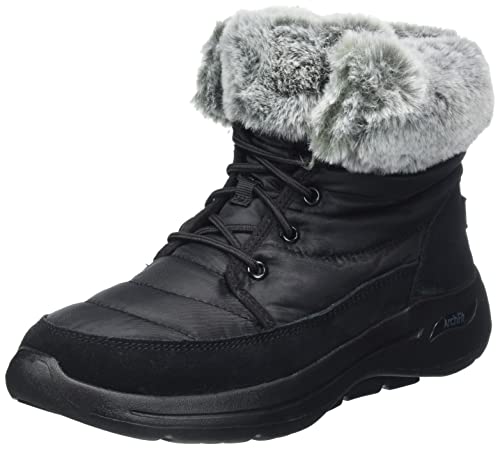 Skechers Damen Cozy Midtown gemütliche Vibes für unterwegs, Schwarzgrau, 35.5 EU von Skechers