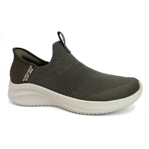 Skechers Damen Cozy Ultra Flex 3.0 Cosy Streak, Olive Knit/Trim, 38 EU von Skechers