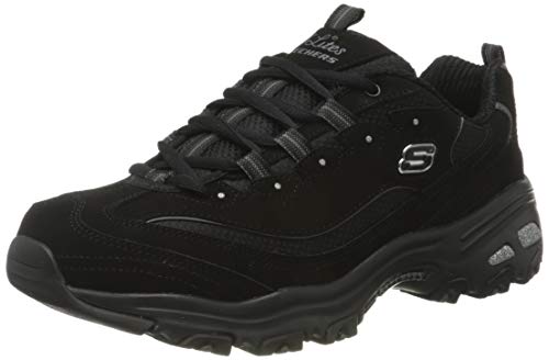 Skechers Damen D'lites Biggest Fan Sneaker, Schwarz, 39 EU von Skechers