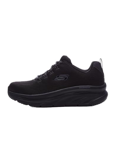 Skechers Damen D'LUX Walker Sneaker, Black, 35 EU von Skechers