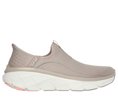Skechers Damen D'Lux Walker 2.0 Happy Step, Taupe Mesh Coral Trim, 38 EU Skechers Damen D'Lux Walker 2.0 Happy Step, Taupe Mesh Coral Trim, 38 EU von Skechers