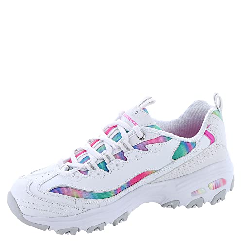 Skechers Damen D'lites-Dreamy Sky Sneaker, Weiß/Mehrfarbig = wmlt, 39 EU von Skechers