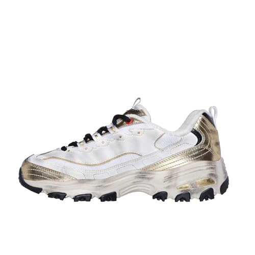 Skechers Damen D'lites Sneaker, weiß, 38 EU Skechers Damen D'lites Sneaker, weiß, 38 EU von Skechers