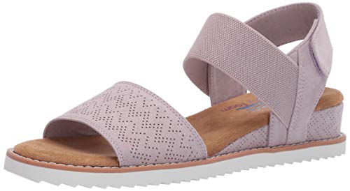 Skechers Damen Desert Kiss Flache Sandale, Lavendel, 37.5 EU von Skechers