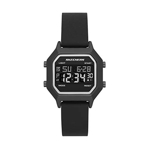 Skechers Damen Digital Quarz Uhr mit Silikon Armband SR6194 von Skechers