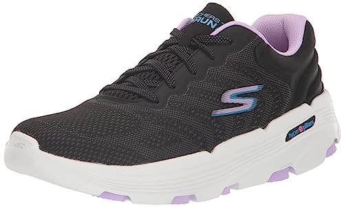 Skechers Damen Driven GO Run 7.0 ANGETRIEBEN, Black Textile/Lavender Trim, 37 EU von Skechers