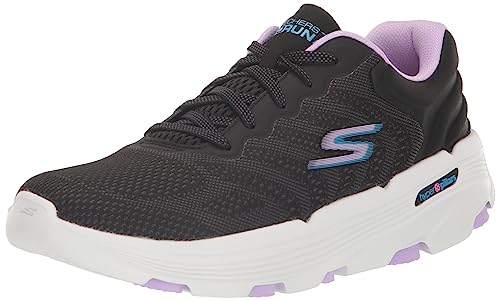 Skechers Damen Driven GO Run 7.0 ANGETRIEBEN, Black Textile/Lavender Trim, 38.5 EU von Skechers