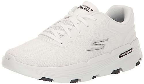 Skechers Damen Driven GO Run 7.0 ANGETRIEBEN, White Textile/Black Trim, 38.5 EU von Skechers