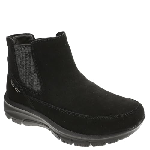 Skechers Damen Easy Going-Casual Icon Hands Free Slip-Ins Stiefelette, Schwarz/Schwarz, 40 EU von Skechers