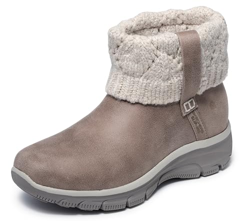 Skechers Damen Easy Going-Cozy Weather 2-Hands Free Slip-ins Stiefelette, Taupe, 36.5 EU von Skechers