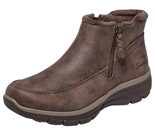 Skechers Damen Easy Going-Into Fall Stiefelette, Schokolade, 36 EU von Skechers