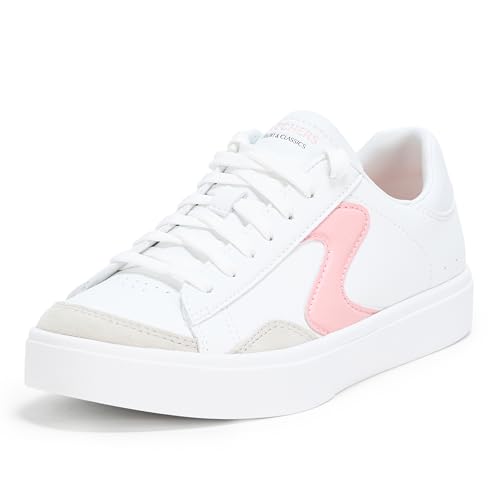 Skechers Damen Eden Lx-Slick Talk Sneaker, Weiß/Pink, 38 EU Skechers Damen Eden Lx-Slick Talk Sneaker, Weiß/Pink, 38 EU von Skechers