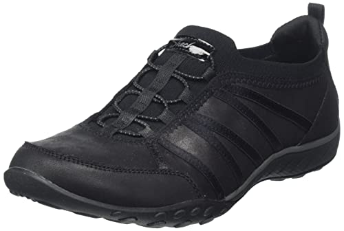 Skechers Damen Einfaches Atmen Sneaker, Schwarz, 35 EU von Skechers