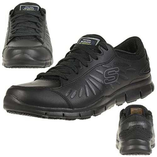 Skechers Women's Eldred Safety Shoes, Black (Blk), 2 UK 35 EU von Skechers