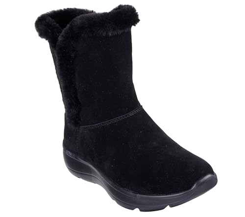 Skechers Damen Encore Boot für unterwegs Halblange Stiefel, Schwarz, 35.5 EU von Skechers