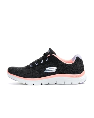 Skechers Damen Flex Appeal 4.0 Sneaker, Schwarze Koralle, 35 EU Skechers Damen Flex Appeal 4.0 Sneaker, Schwarze Koralle, 35 EU von Skechers