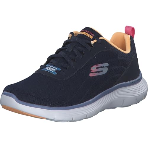Skechers Damen New Thrive Flex Appeal 5.0, Navy Mesh/Multi Trim, 39 EU von Skechers