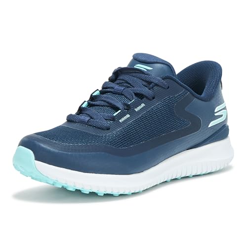 Skechers Go Golf Damen Flight Slip-in-golfschuh Ohne Spikes Sneaker, Marineblau, 40 EU von Skechers Go Golf