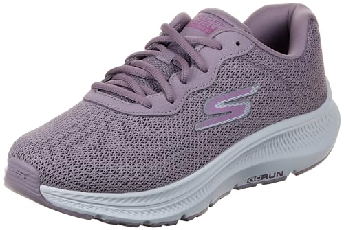 Skechers Damen GO Run CONSISTENT 2.0 Engaged, Mauve Textile/Pink Trim, 35 EU von Skechers