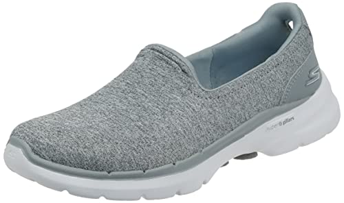 Skechers Damen Go Walk 6-Knight Glow Sneaker, GRAU, 38 EU von Skechers