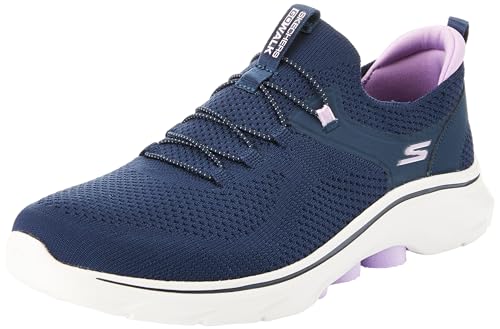 Skechers Damen Abie Go Walk 7, Marineblauer Textilbesatz, 39.5 EU von Skechers