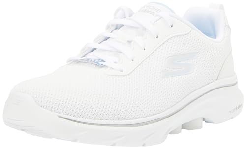 Skechers Damen GO Walk 7 Clear Path, Weißer Textilbesatz, 40 EU von Skechers