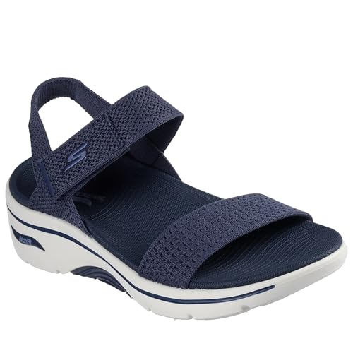 Skechers Damen GO Walk Arch FIT 2.0 Sandale, Navy, 36 EU von Skechers