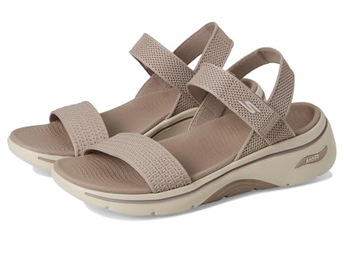 Skechers GO WALK ARCH FIT 2.0 SANDAL, Damen Sandale, TAUPE, von Skechers