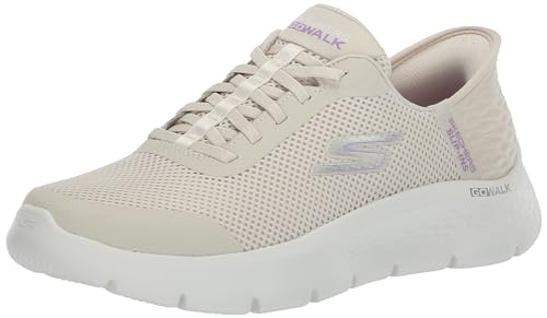 Skechers Damen GO Walk Flex Grand Entry, Off White Textile Trim, 40.5 EU von Skechers