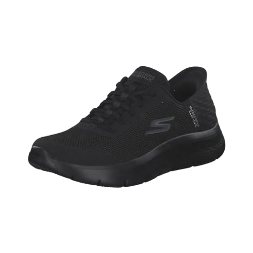 Skechers Damen Sneakers, Black Textile/Trim, 38.5 EU von Skechers