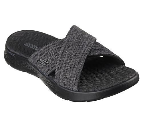 Skechers Damen On-The-go Walk Flex Impressed Schiebe-Sandalen, Black, 36 EU von Skechers