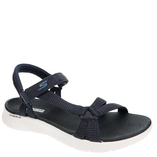 Skechers Damen GO Walk Flex Sandale Sublime, Navy Textile, 41 EU Skechers Damen GO Walk Flex Sandale Sublime, Navy Textile, 41 EU von Skechers