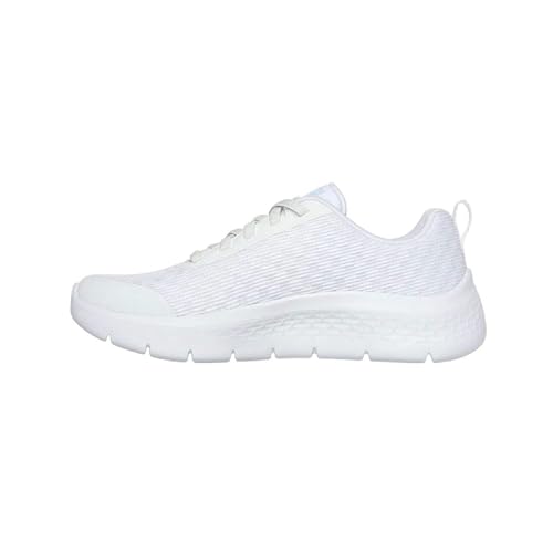 Skechers Damen GO Walk Flex Viva, White Textile/Trim, 39 EU von Skechers
