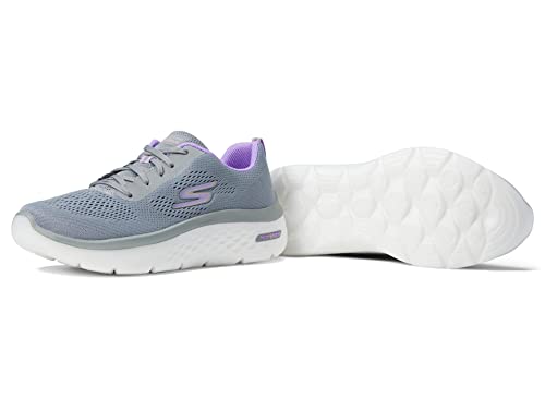 Skechers Damen GO Walk Hyper Burst Straen-Laufschuh, grau, 41 EU von Skechers