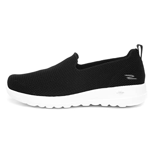 Skechers Damen GO Walk Joy Stretch FIT Sneaker, schwarz/weiß, 37.5 EU von Skechers